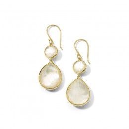 IPPOLITA Snowman Teardrop Earrings in 18K Gold