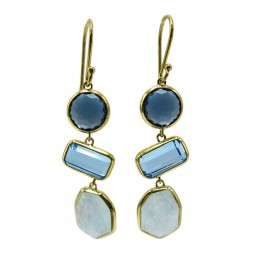 IPPOLITA Small 3-Stone Drop Earrings