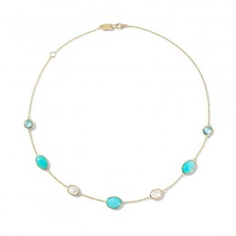IPPOLITA Rock Candy® Luce 7-Stone Necklace in Cascata Color Palette