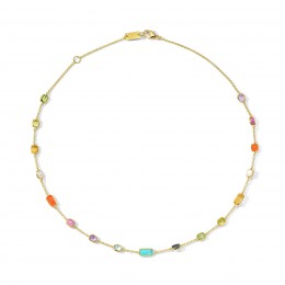 IPPOLITA Short Gelato Necklace In 18K Gold Summer Rainbow