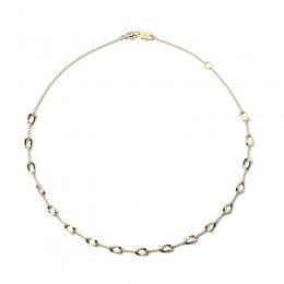 IPPOLITA 18K Yellow Gold Small Cushion Shaped Open Frame Station Necklace