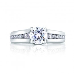 18K White Gold  Engagement Ring