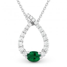 14K White Gold Necklace Set