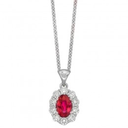 Pendant Set with Ruby