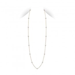 Mikimoto 18K White Gold Necklace