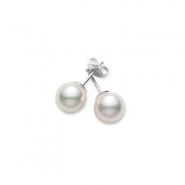 Mikimoto 7mm Akoya Cultured Pearl Stud Earrings