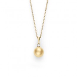 Mikimoto Basic Golden South Sea Pearl Pendant