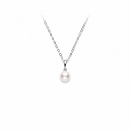 Mikimoto 18K White Gold Akoya Cultured Pearl Necklaces
