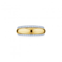 Orbit Wedding Ring with Diamonds