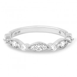 14K White Gold Diamond Fashion Ring