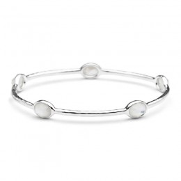 IPPOLITA Rock Candy® 5-Stone Bangle in Mother-of-Pearl