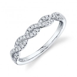 0.22Ct 14K White Gold Diamond Lady