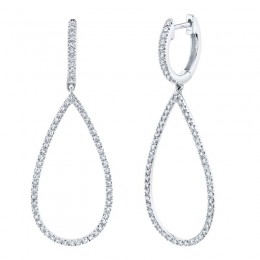 0.40ct 14k White Gold Diamond Earring