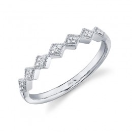 0.05Ct 14K White Gold Diamond Lady