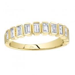 Shy Creation - Baguette Diamond Ring