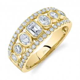 A 14K Yellow Gold Band Style Ring
