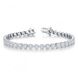 3.03ct 14k White Gold Diamond Lady
