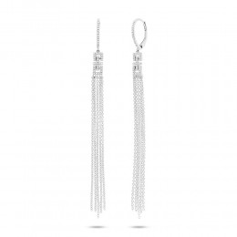 0.24Ct Diamond Fringe Earring