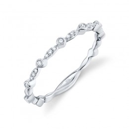 0.06ct 14k White Gold Diamond Lady