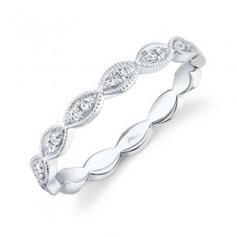0.13ct 14k White Gold Diamond Lady