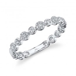 0.22ct 14k White Gold Diamond Lady
