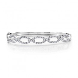 1.19Ct Diamond Link Bangle