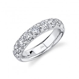 14k White Gold 1.90ctw Diamond Band