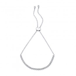0.31Ct Diamond Crown Setting Bolo Bracelet