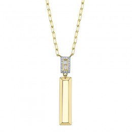 A 14K Yellow Gold Paperclip Link Chain