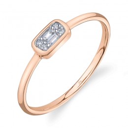 A 14K Rose Gold Ring Set
