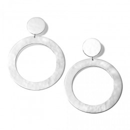 IPPOLITA Classico Crinkle Open Snowman Earrings