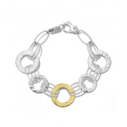 IPPOLITA Chimera Classico Mixed Wire & Hammered Bangle