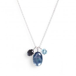 IPPOLITA Rock Candy® 3-stone Pendant in Cascata Color Palette