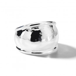 IPPOLITA Classico Crinkle Hammered Dome Ring