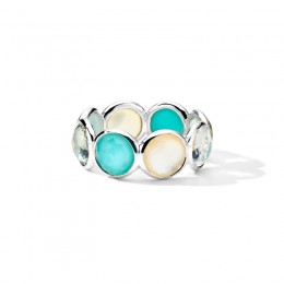 IPPOLITA Sterling Silver Bezel-Set Eternity Band