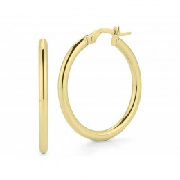 Roberto Coin 18Kt Gold Oval Hoop Earrings