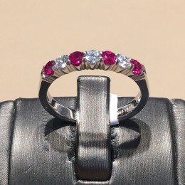 Ruby and Diamond Band