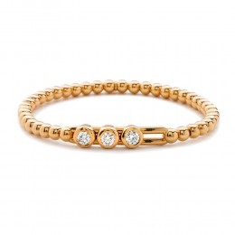 Hulchi Belluni Tresore Stretch Bracelet, 18K Rose Gold