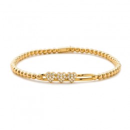 Hulchi Belluni Diamond Bracelet, 18K Yellow Gold