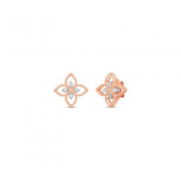 Roberto Coin Pricipessa Flower Earrings