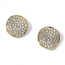 IPPOLITA Stardust Small Flower Stud Earrings In 18K Gold With Diamonds