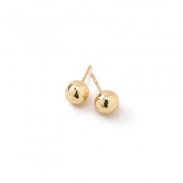 IPPOLITA Classico Small Hammered Ball Stud Earrings in 18K Gold