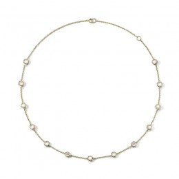 IPPOLITA 13-Stone Station Necklace in Mother of Pearl