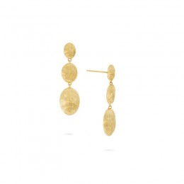 Siviglia Grande Yellow Gold Triple Drop Earring