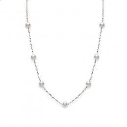 Mikimoto Akoya Cultured Pearl Station Necklace