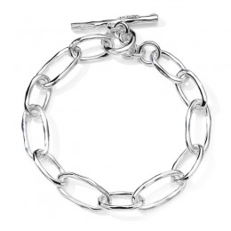 IPPOLITA Classico Faceted Oval Link Bracelet in Sterling Silver