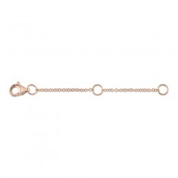14K Rose Gold Jump-Ring Extender With Lobster Clasp