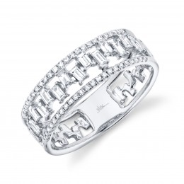 0.44Ct Diamond Baguette Ring