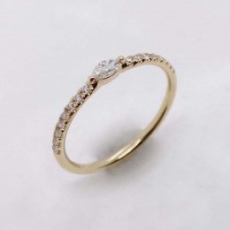 0.25Ct Diamond Marquise Ring