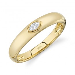 Diamond Ring 1/20 Ct Tw Marquise 14K Yellow Gold